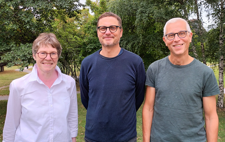 Från vänster: Katarina Rejman, Johan Sandahl och Karim Hamza.