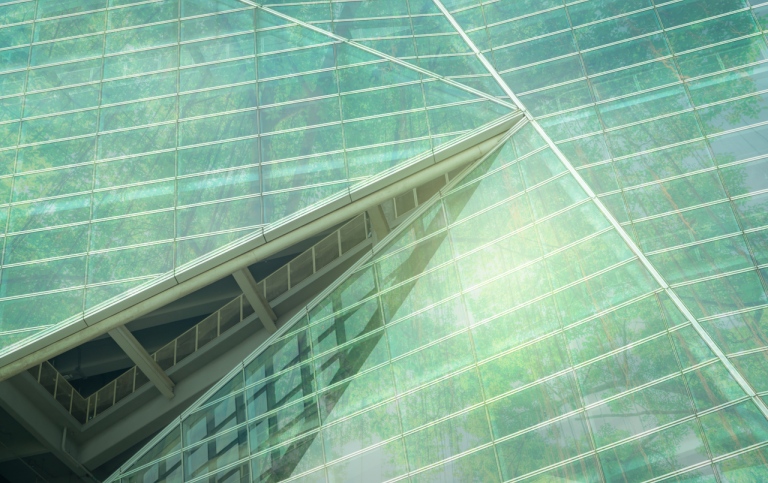 Genrebild: En kontorsbyggnad som representerar IT-management och styrning