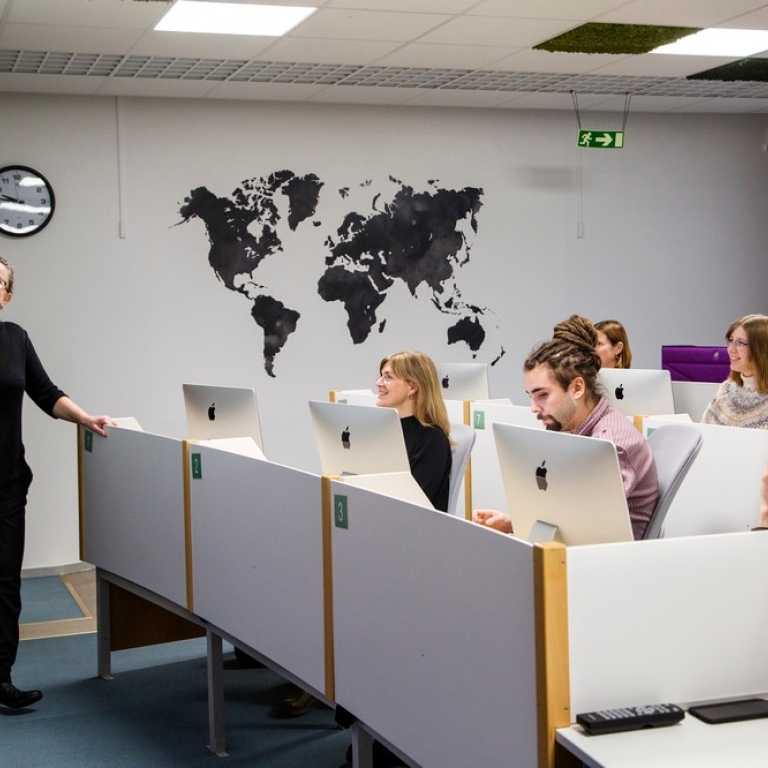 Språkstudion Language Learning Resource Centre. Photo: Lena Katarina Johansson