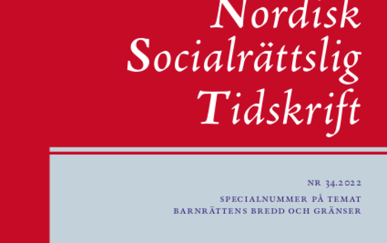 Nordisk socialrättslig tidskrift 