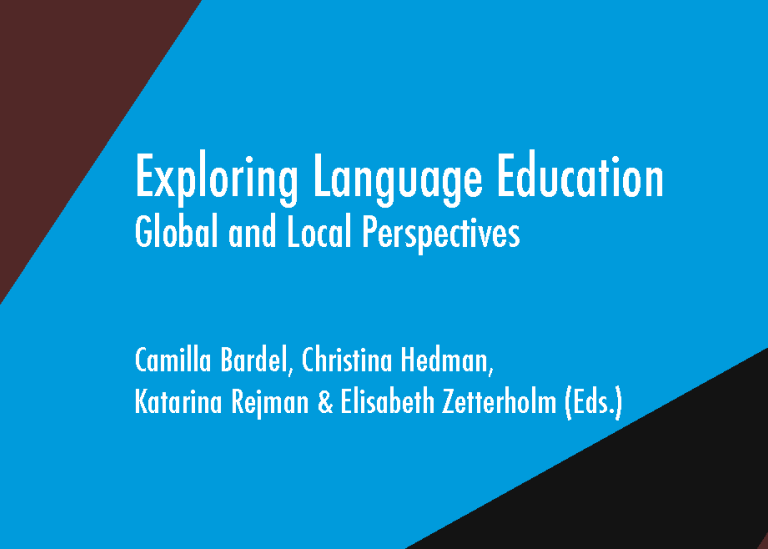 Ny bok: Exploring Language Education – Global and Local Perspectives
