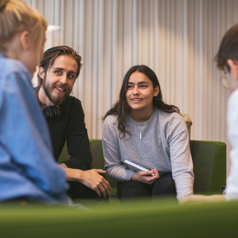 Students at Stockholm University. Photo Niklas Björling.