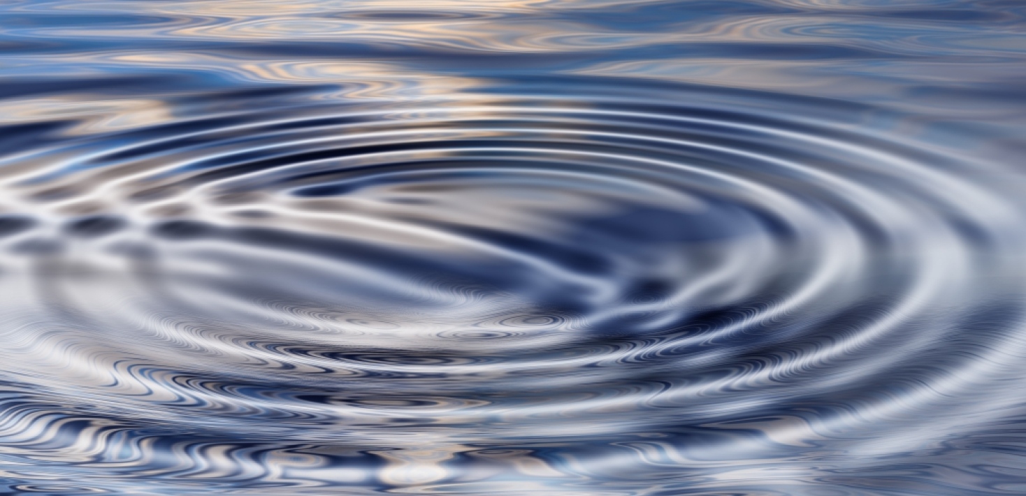 Rippled water