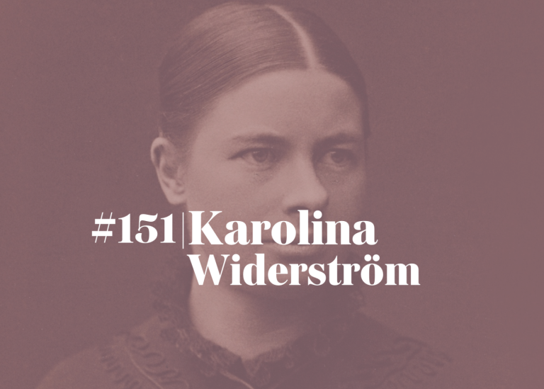 Porträtt av Karolina Widerström