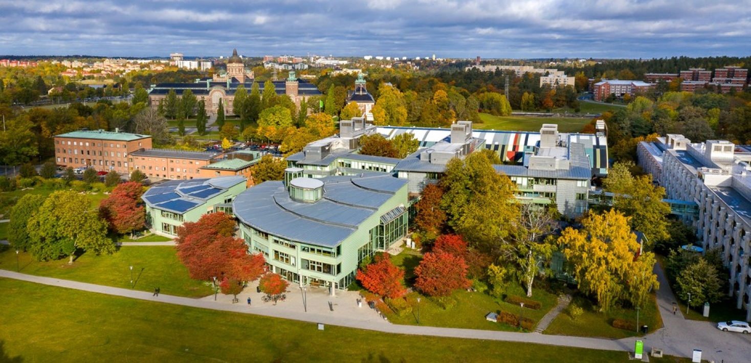 Drönarbild Geovetenskapens hus