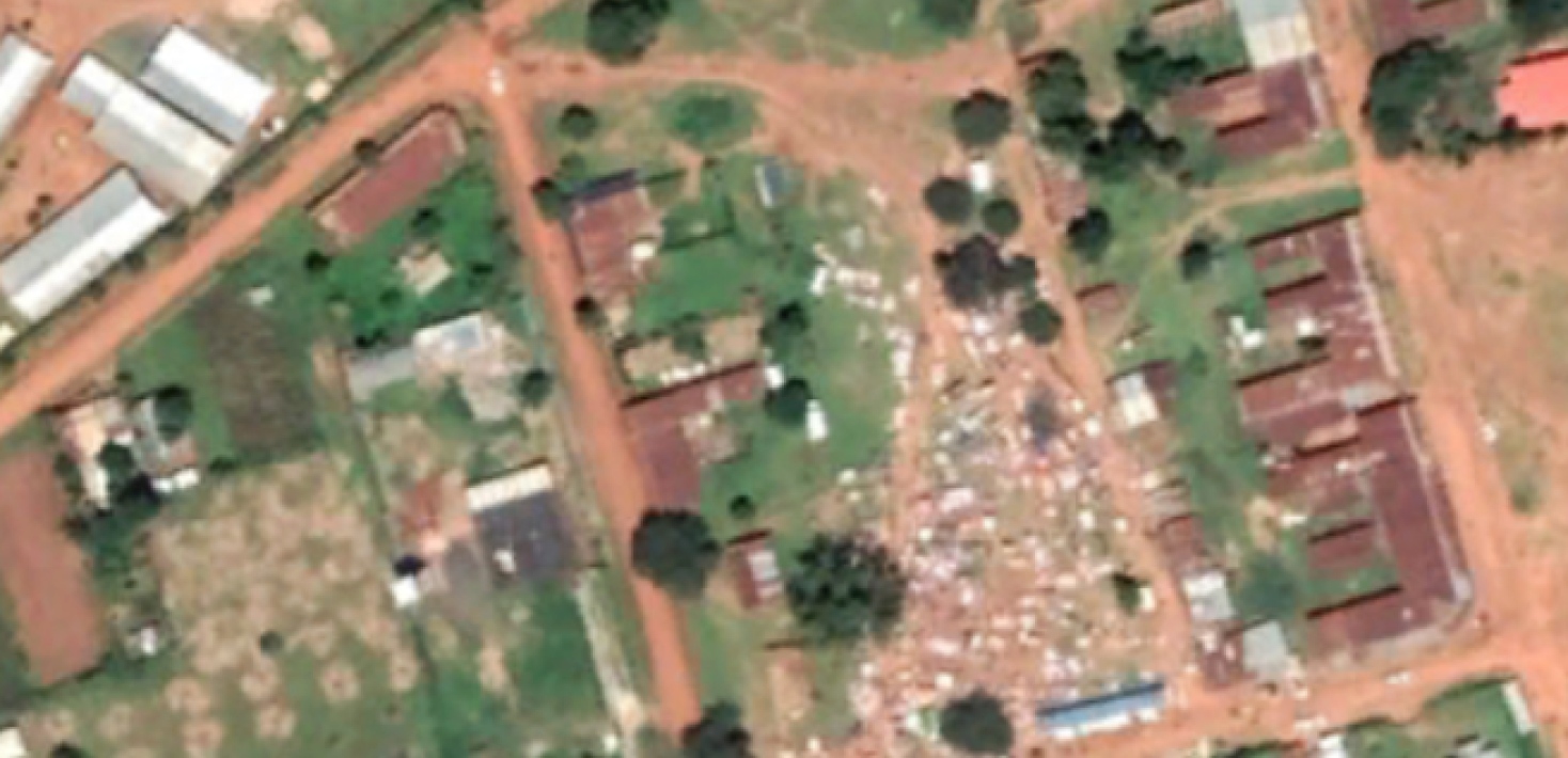 Satellite image rural marketplace
