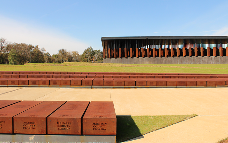 The National Memorial for Peace and Justice i Montgomery, USA