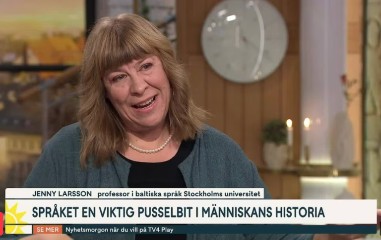 Jenny Larsson i nyhetsmorgon