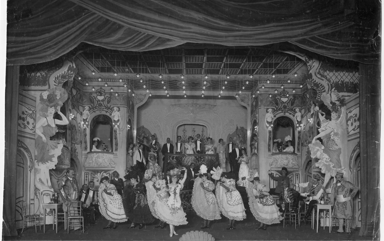 Pjäsen Glada Änkan på Oscarsteatern i Stockholm 1907