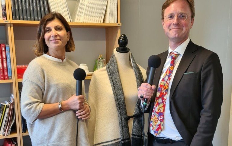 Paula von Wachenfeldt och Lars Carlén, TAM-Arkiv. Foto: TAM-Arkivs podcast Nio till fem.