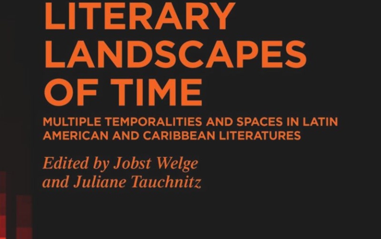 Detail of the bookcover of Literary landscapes of time