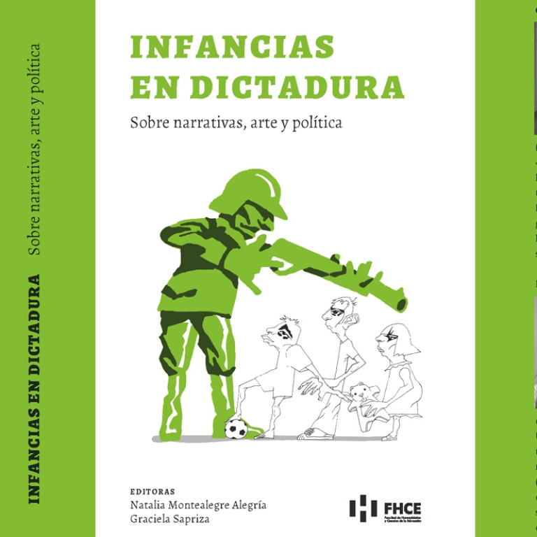 Detalle tapa "Infancias en dictadura"