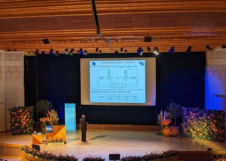 Nobelföreläsningarna i Aula Magna 2022. Foto: David Sturman