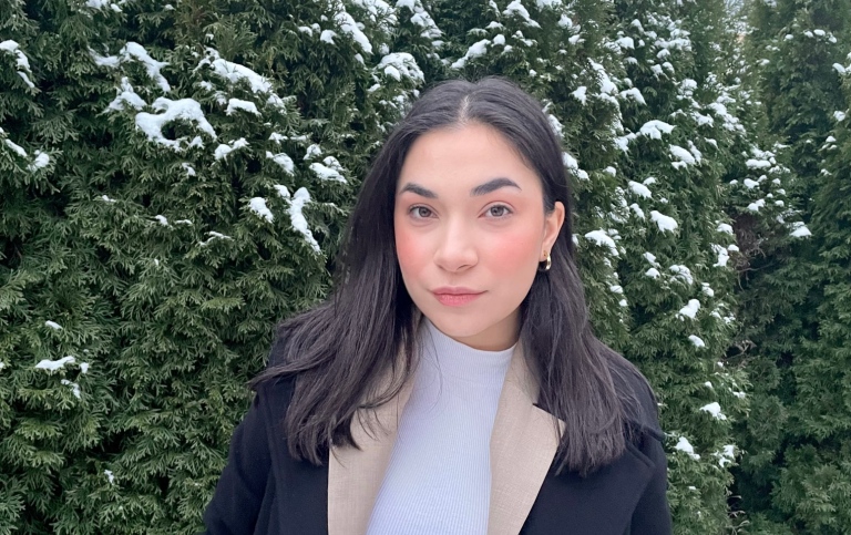 JMK-studenten och DN-praktikanten Janett Khador Foto: Privat