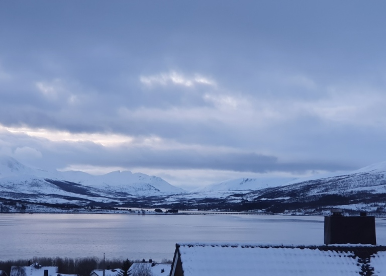 Utsikt över nordnorska vidder.