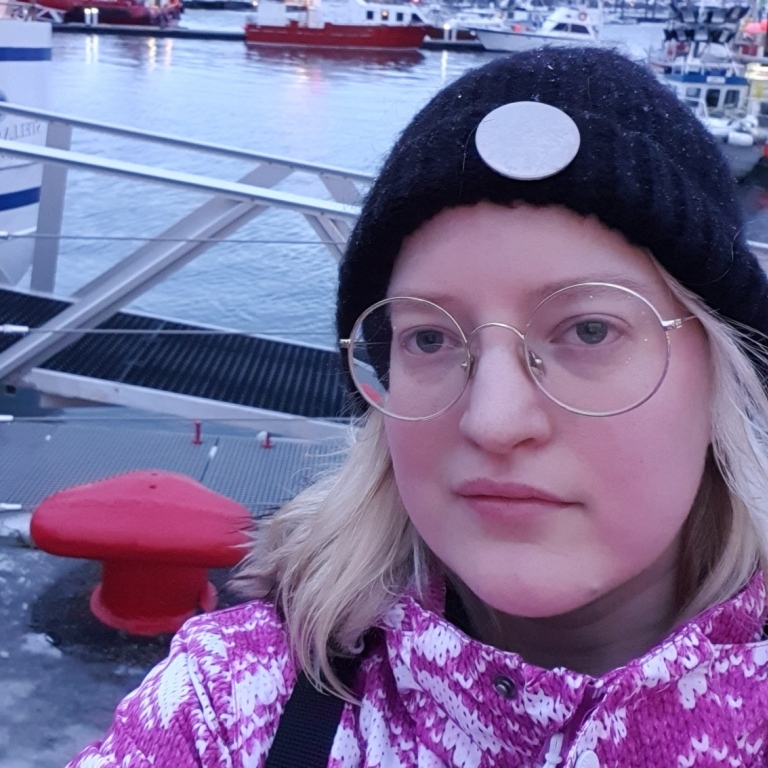Zara Elfros i Tromsö hamn.