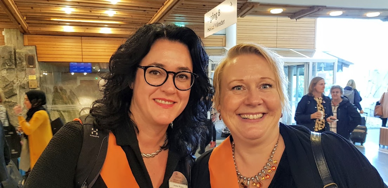 Anna Kaya och Maria Wiksten. Foto: Monika Lindvall