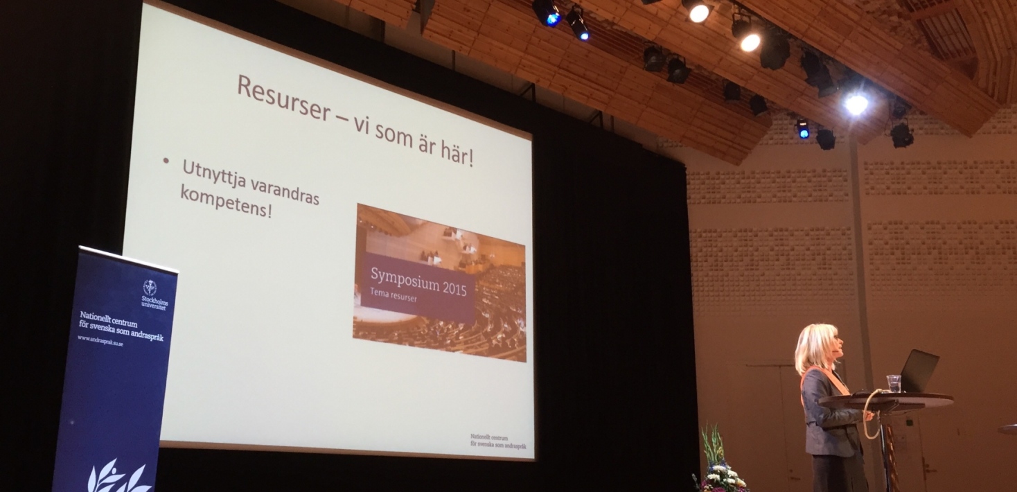 Karin Sandwall inleder Symposium 2015