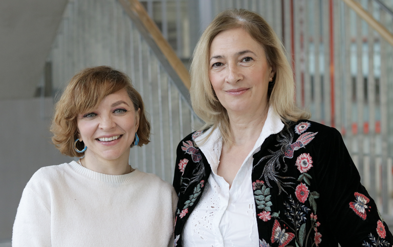 Olga Fodérus och Angelina Llesi