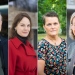 Porträttbilder på Henrik Cederquist, Jessika van der Sluijs, Yvonne Svanström och Elisabeth Wåghäll 