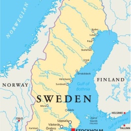 Map of Sweden