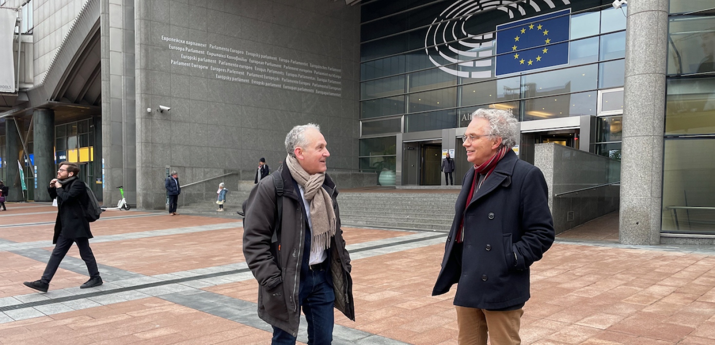 Henrik Svedäng och Charles Berkow i Bryssel