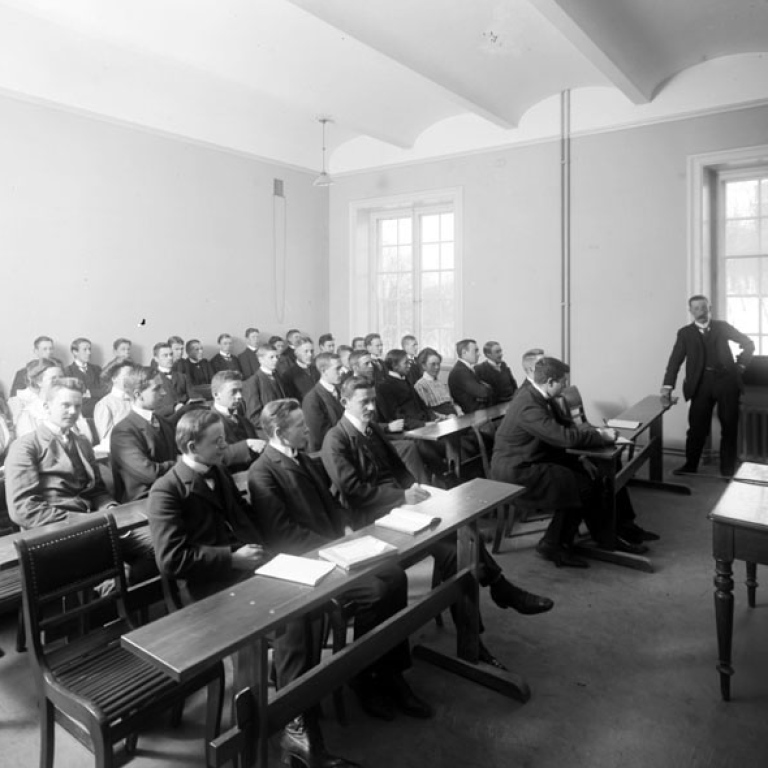 Föreläsning Stockholms högskola år 1908