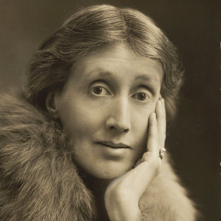 Porträttfoto av Virginia Woolf från 1927