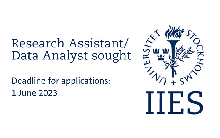 Research Assistant/Data Analyst sought