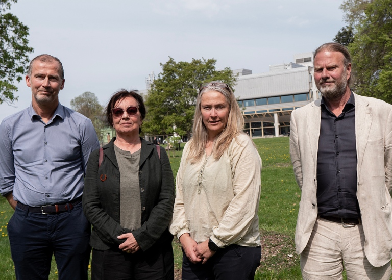 Representanter från de tre lärosätena på Frescati campus.