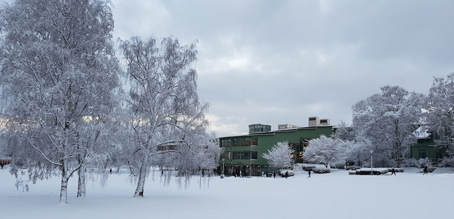 Geoscience building, Winter.