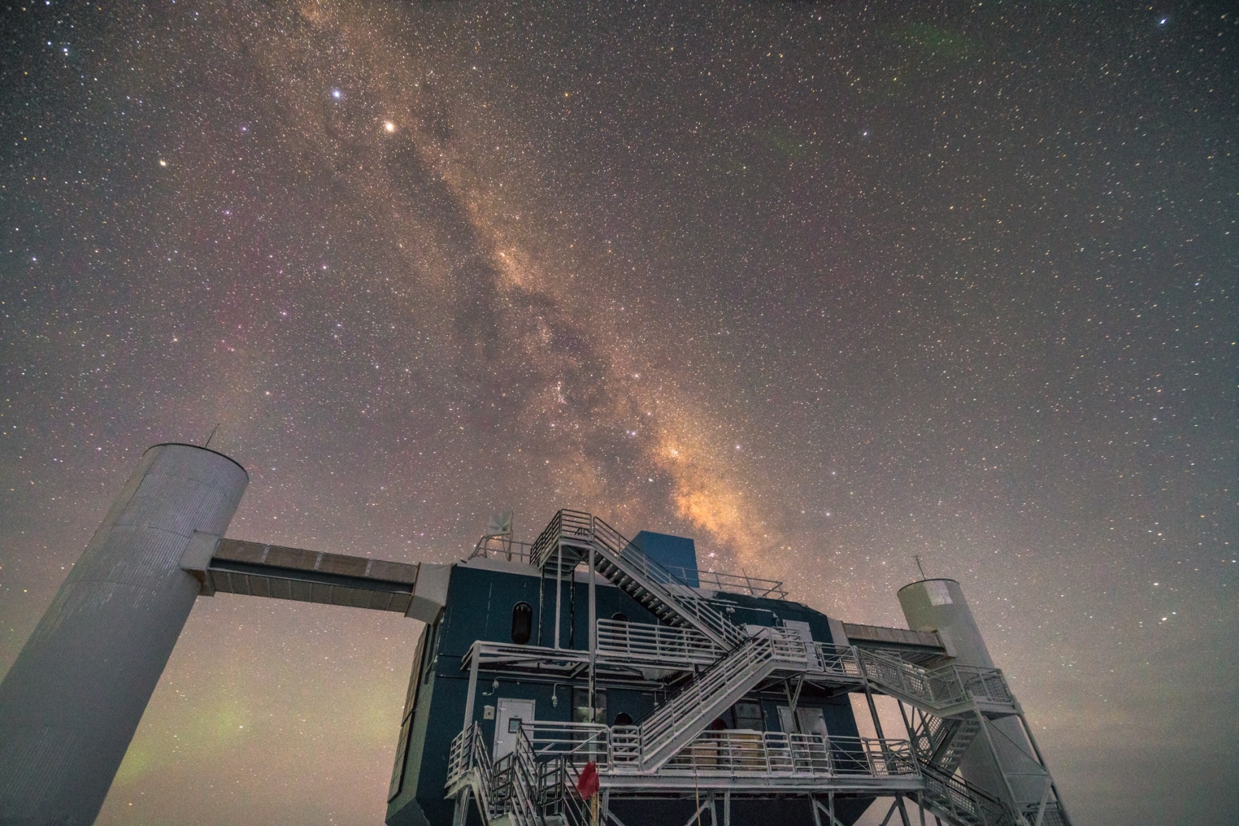The first neutrino image of the Milky Way