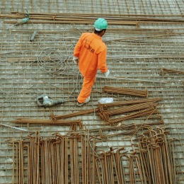 A construction worker