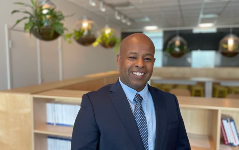 Portrait photo of Gideon Mekonnen Jonathan, Department of Computer and Systems Sciences at SU