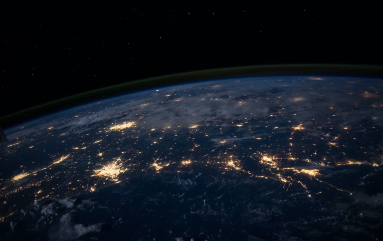 The world seen from outer space