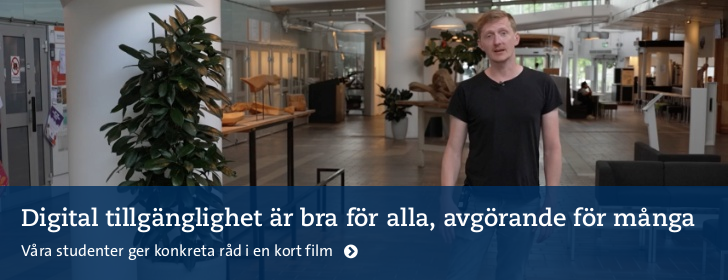 Universitetets studenter ger konkreta råd