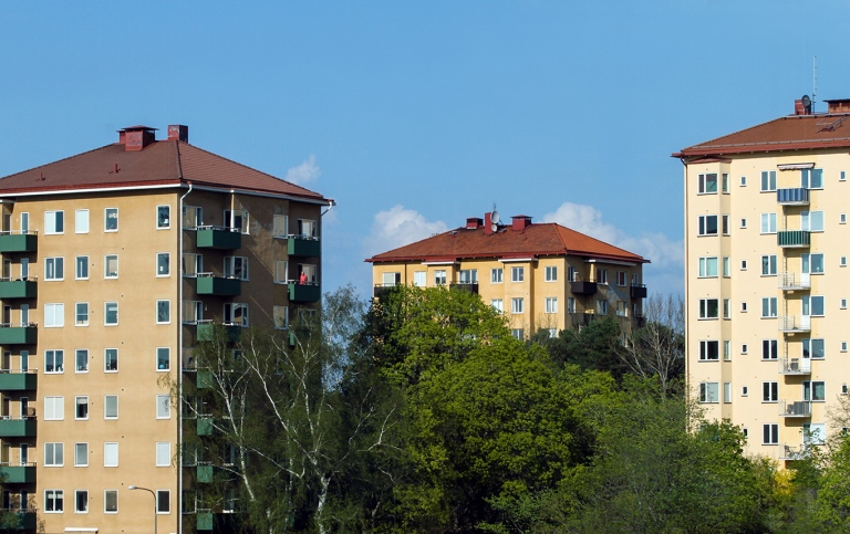 Bostadshus i Stockholm