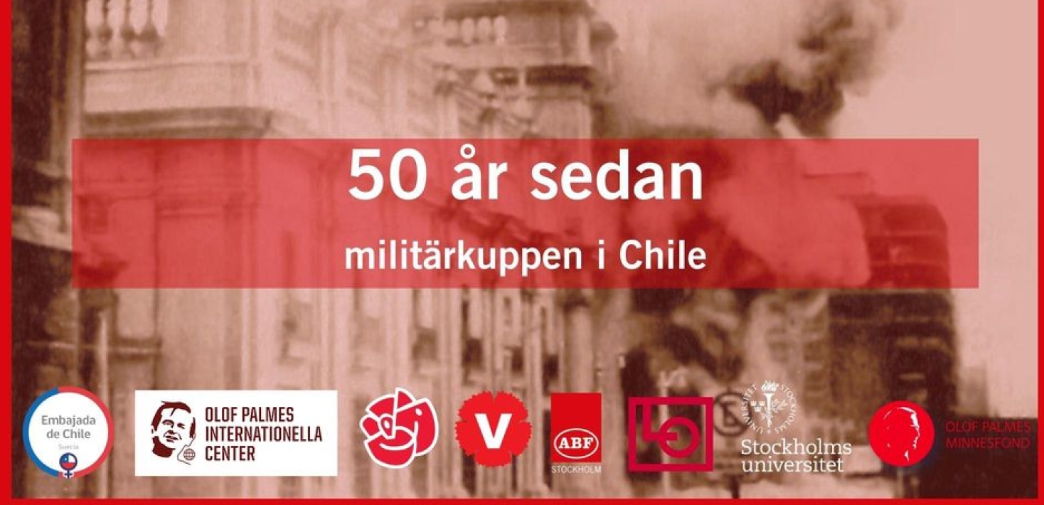 "La Moneda" under militärkuppen i Chile 1973