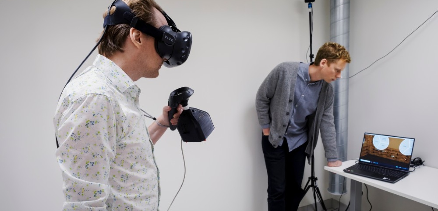 VR-rummet, luktlabbet, Psykologiska institutionen. Foto: Jens Olof Lasthein.