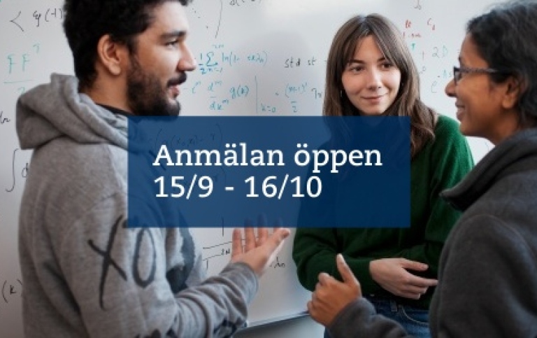 Anmälan till vårterminen 2024