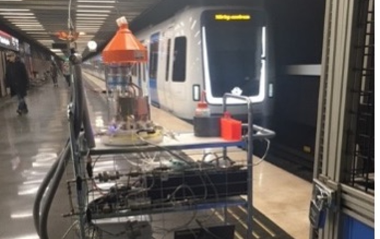 Measurement instruments in the subway