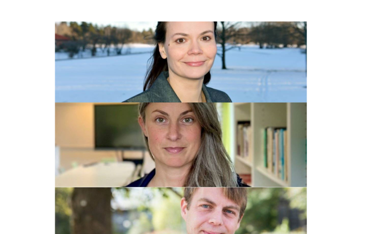 Anita Heber, Anna Kahlmeter och Christoffer Carlsson.