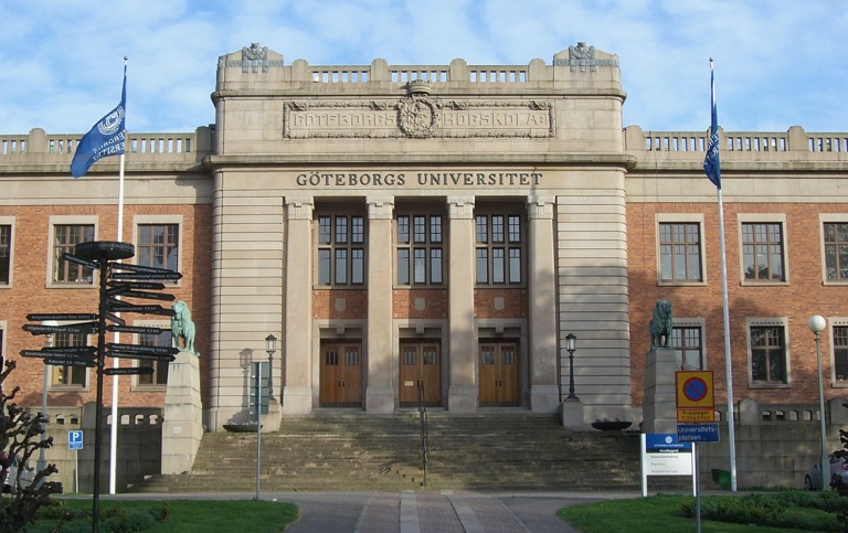 Göteborgs universitet huvudbyggnaden