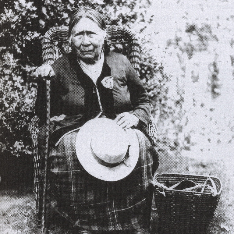 Sḵwxwú7mesh woman, English name Mary Capilano, is remembered as always following the path of her anc