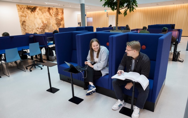 Foto: Jens Olof Lasthein Studieplatser på campus Albano.