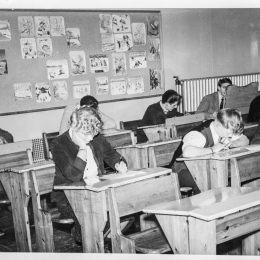 Klassrum 1950-tal