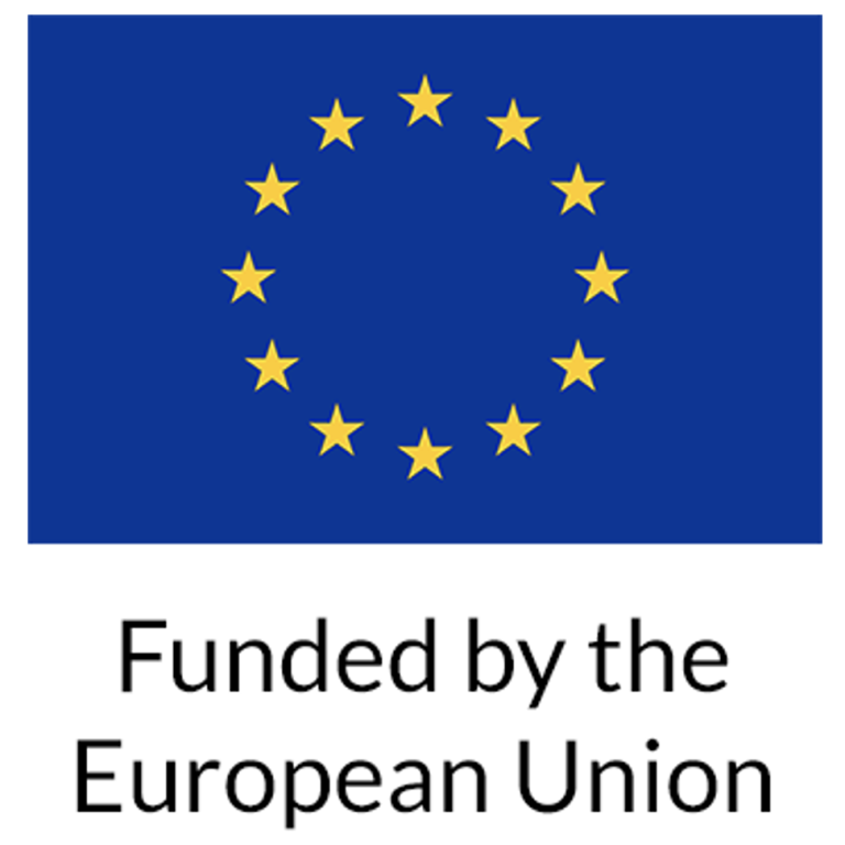 EU flag with text Funded by the European Union.