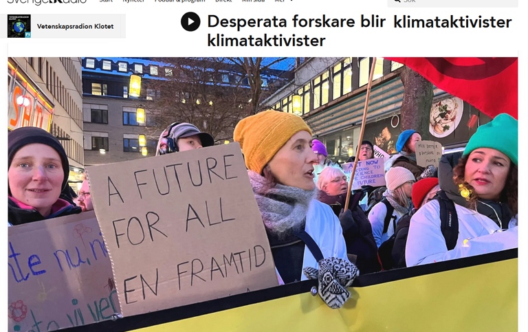 Skärrmdump från www.sverigesradio.se