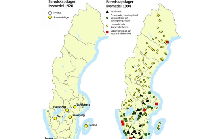 Bredeskapslager 1920-1994