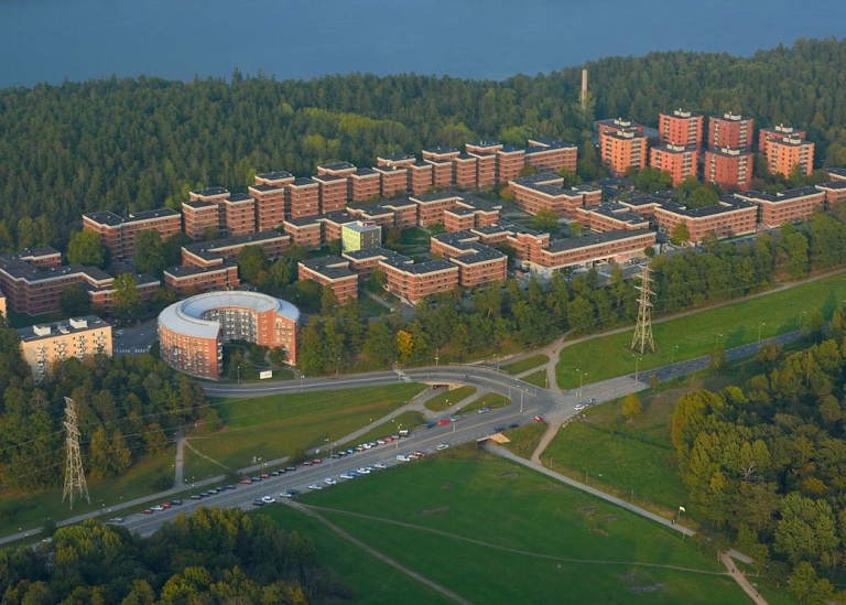 Flygfoto över Stora Lappkärsberget